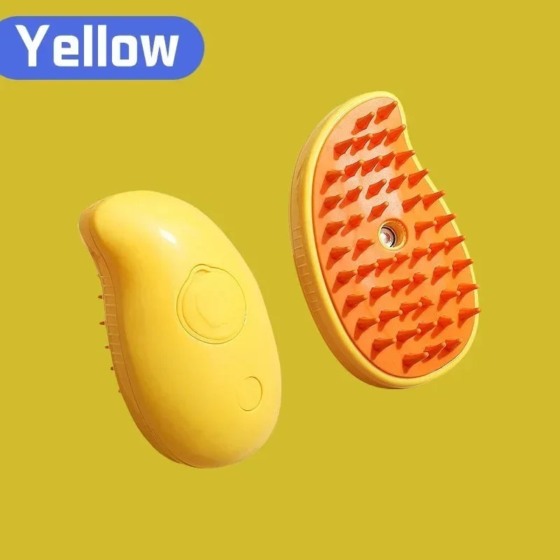 3-in-1 Electric Cat Grooming Comb – Brush, Sprayer & Steam Massage